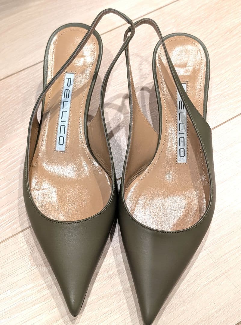 PELLICO ペリーコ BACKSTRAP MULE 35 カーキ