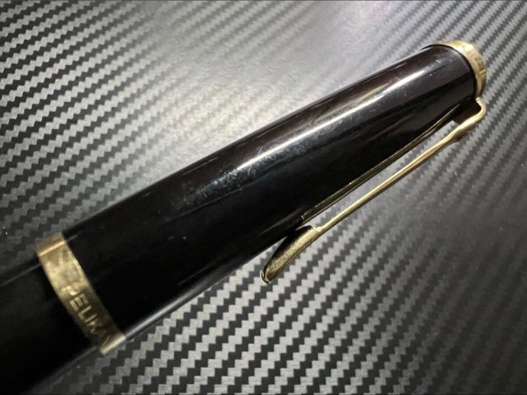 ペリカン 万年筆 美品 400NN M&K ブラックストライプ F
