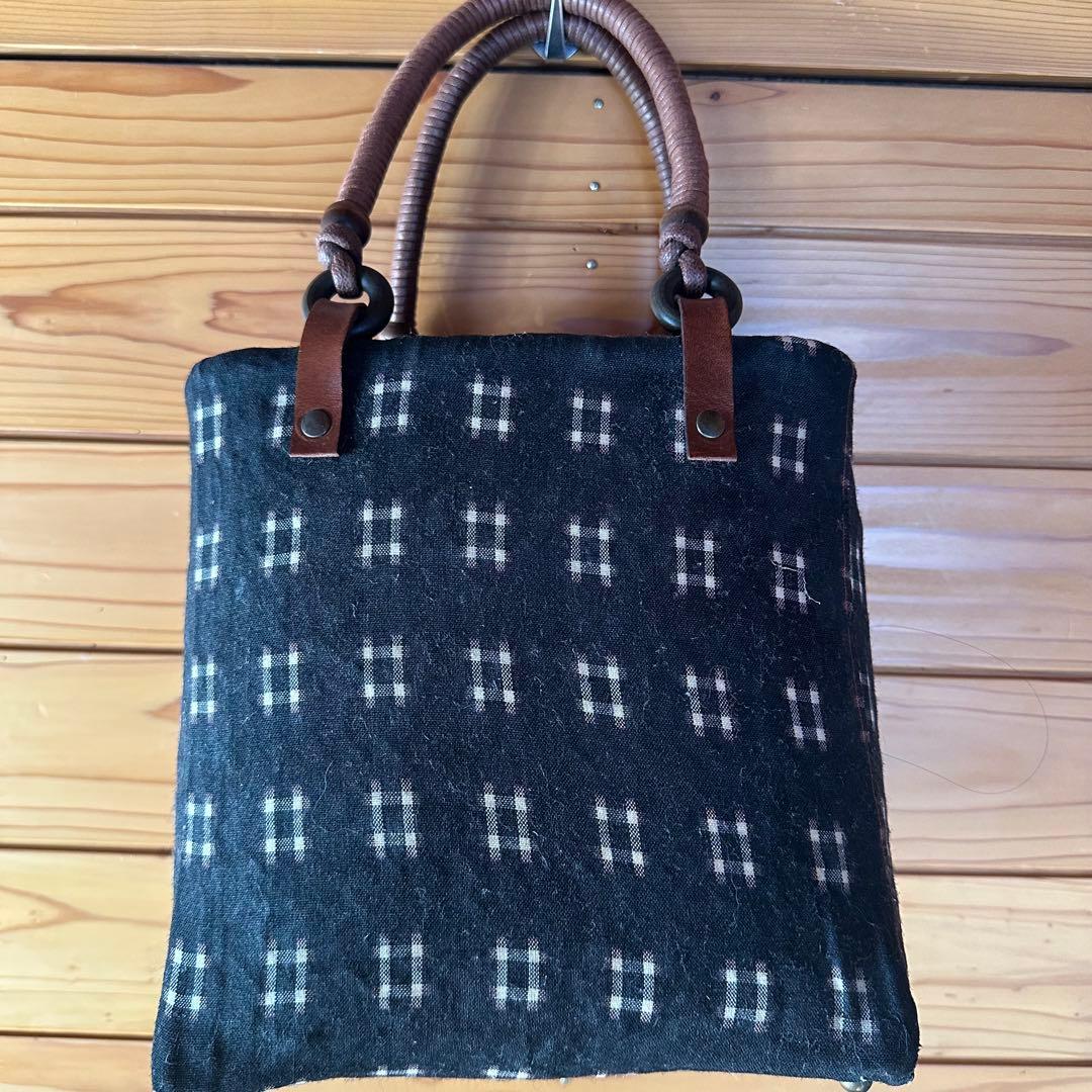 一閑張り　オシャレハンドル底鋲付き2点セット