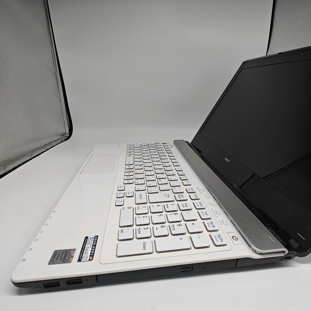 【LAVIE】NEC 爆速i7 SSD512GB 16GB ホワイト ノートPC