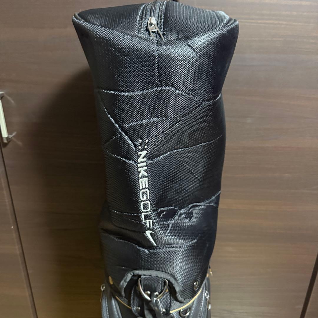 Nike Golf キャディバッグ ゴルフバッグ ブラック/オレンジ