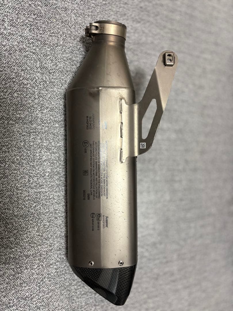 S1000RR(19～)の純正オプション Akrapovic マフラー