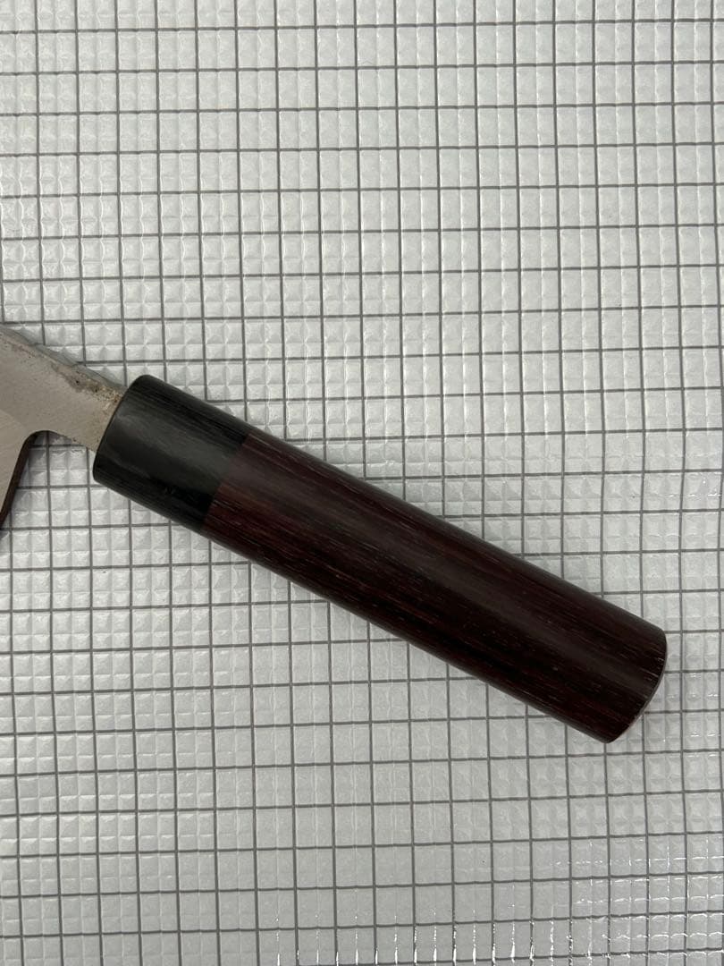 包丁 出刃包丁 180mm 紫檀丸柄 安来鋼青紙２号 出刃