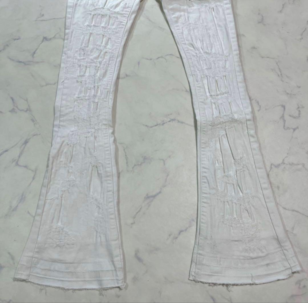 VALABASAS ホワイトデニム 28