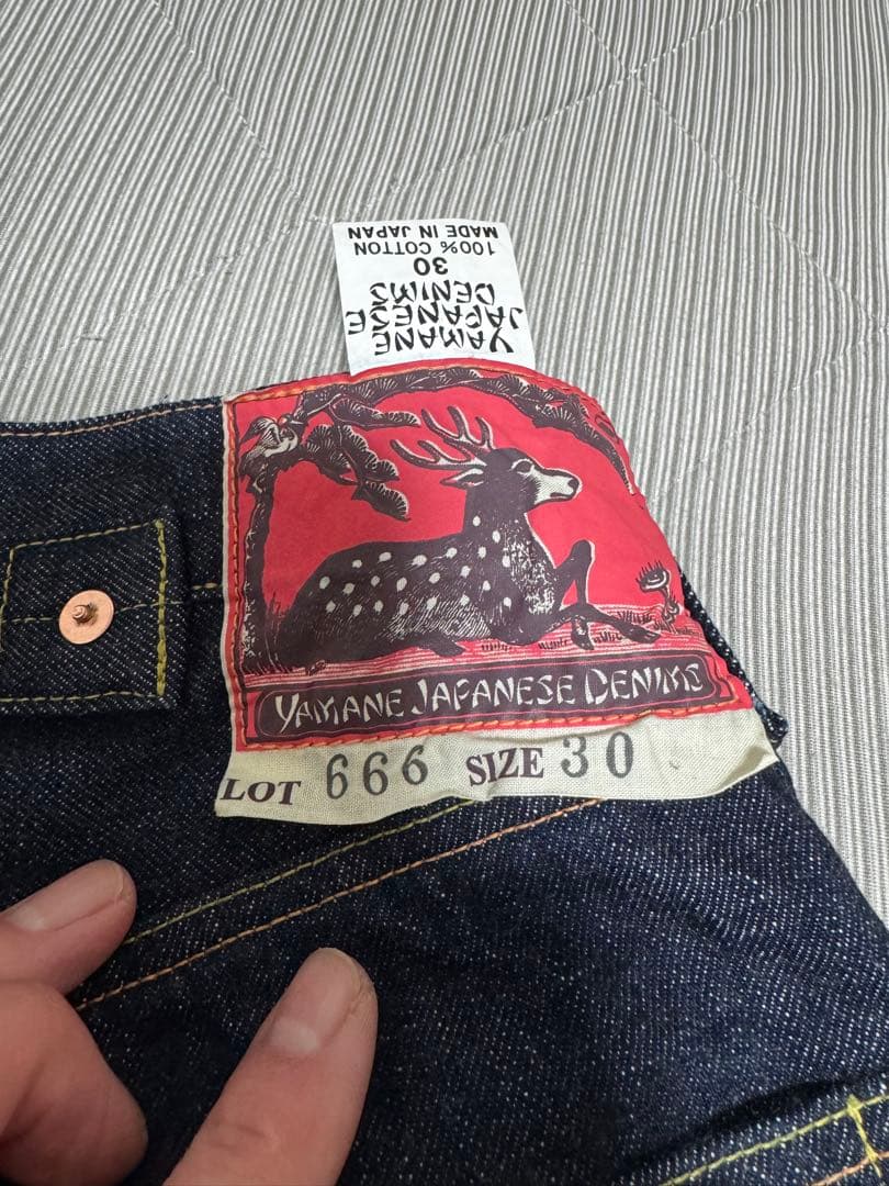 YAMANE JAPANESE DENIMS Lot.666 30インチ 新品
