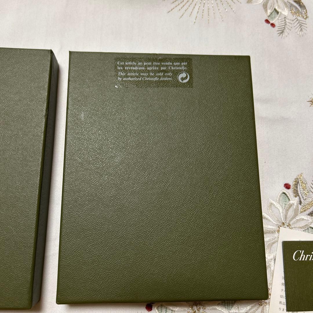 新品未使用　Christofle クリストフル　フォトフレーム