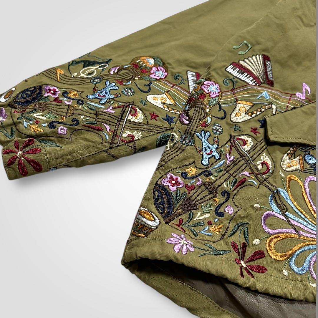 1693◆go slow caravan モッズコート キャンバスパネル刺繍 4