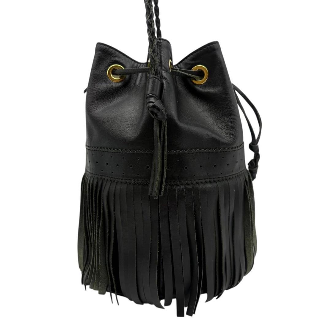 J&M DAVIDSON フリンジ カーニバル ショルダーバッグ ブラック