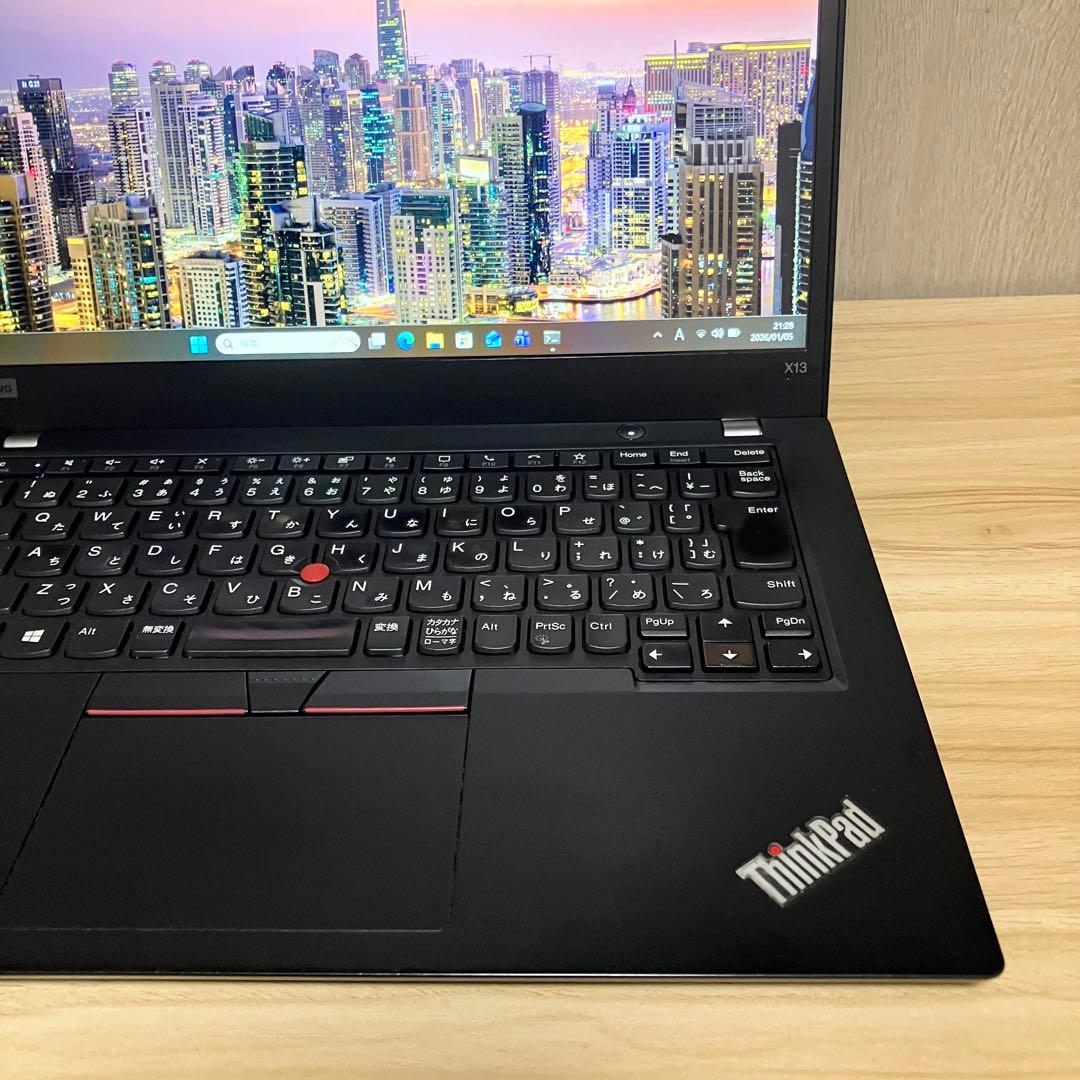 第10世代！Lenovo ThinkPad X13 i5 Windows11搭載