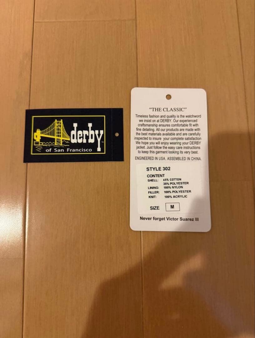 【値下げ不可】Derby of San Francisco 302 ベスト M