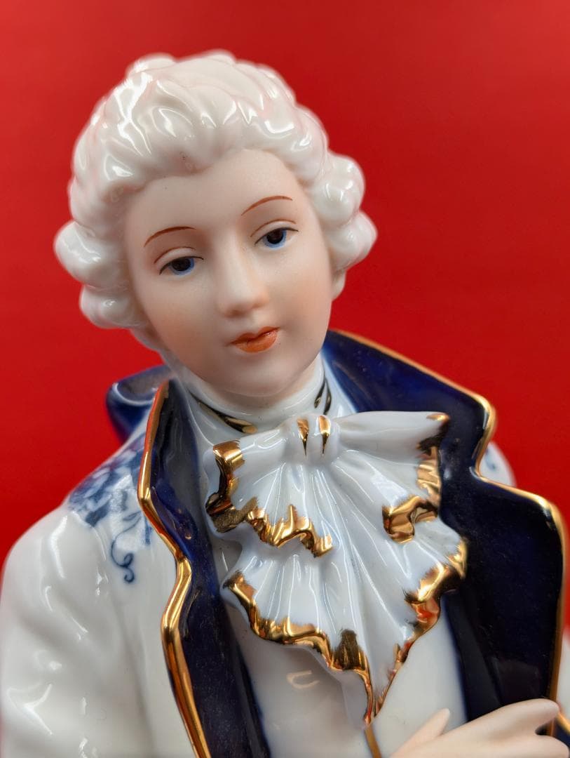 18世紀 磁器人形 Demai ORIGINAL ヨーロッパ貴族 高さ35cm