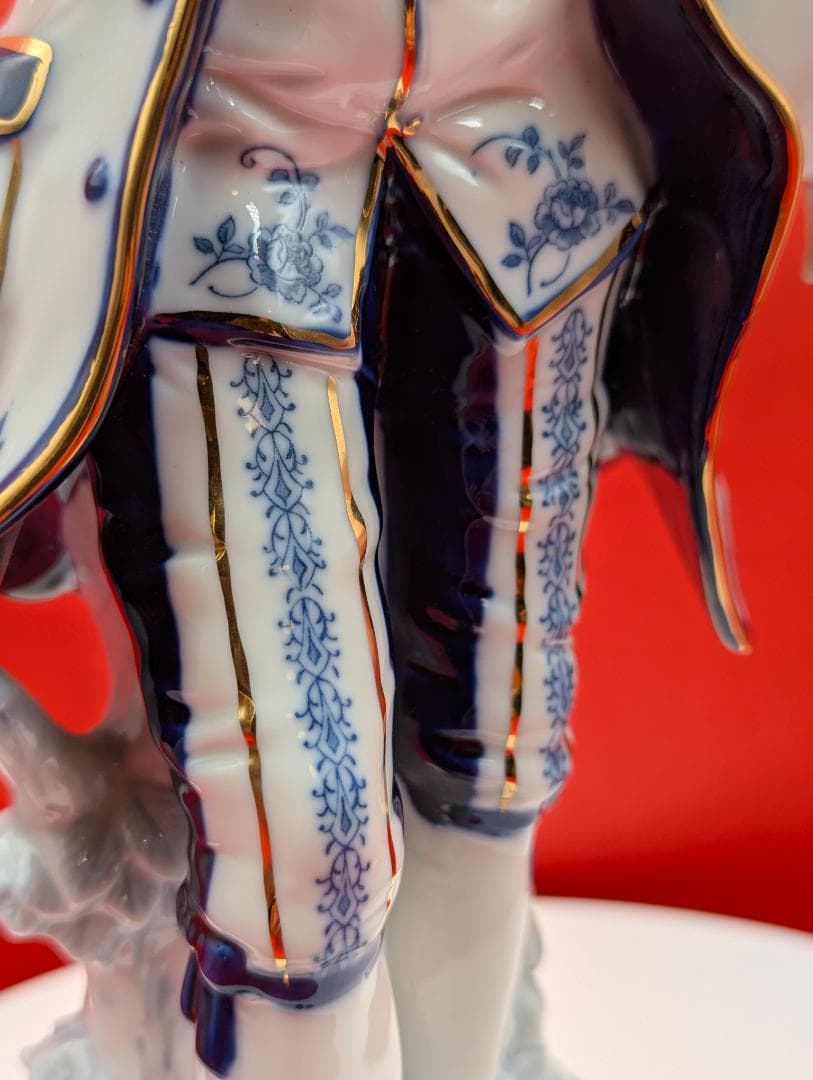 18世紀 磁器人形 Demai ORIGINAL ヨーロッパ貴族 高さ35cm