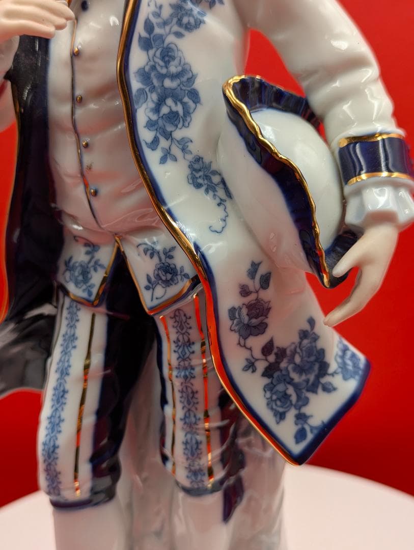 18世紀 磁器人形 Demai ORIGINAL ヨーロッパ貴族 高さ35cm