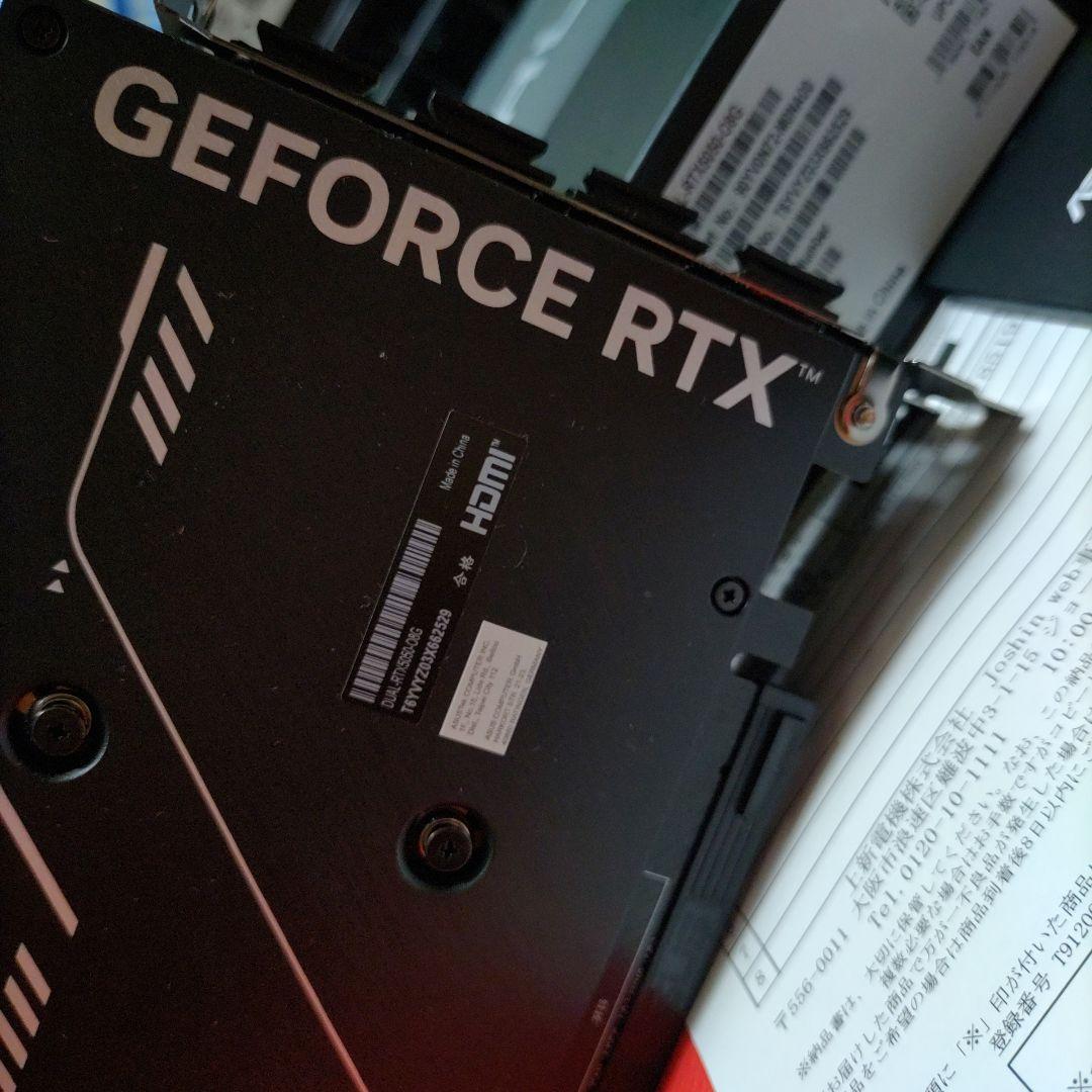 ASUS Dual　GeForce RTX 5050 8GB OC　1年保証