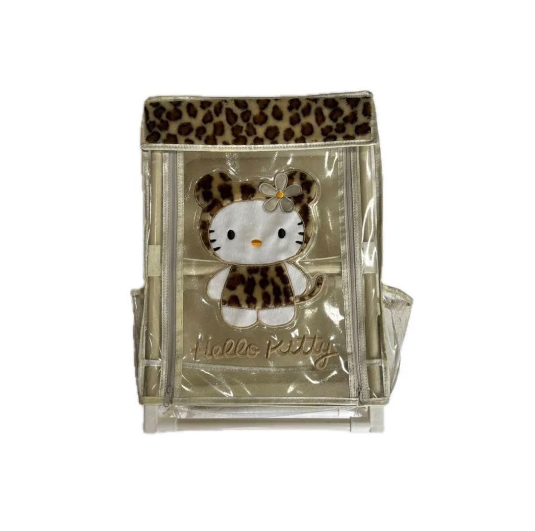 ハローキティ　ヒョウ柄　チェスト　ラック　平成レトロ