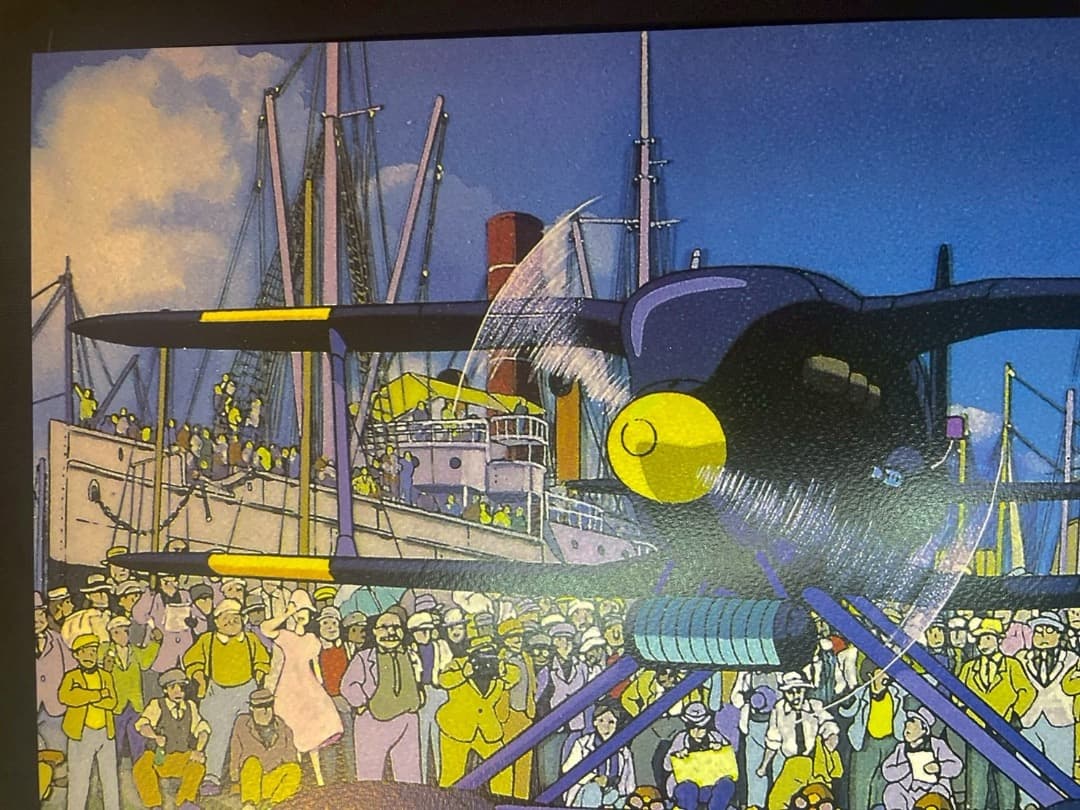 ジブリ名作「紅の豚」　台湾限定　ポスター