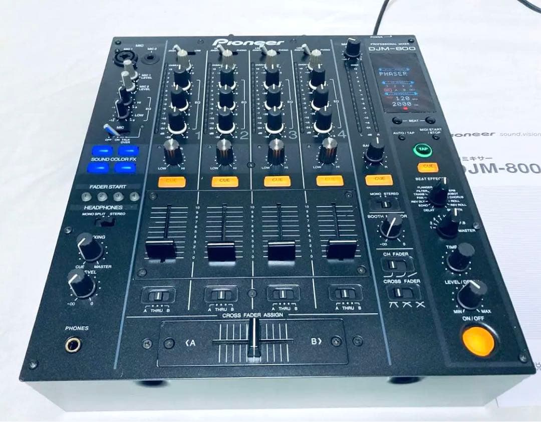 PIONEER DJM-800 フルメンテナンス済み　パネル&ノブ交換済み