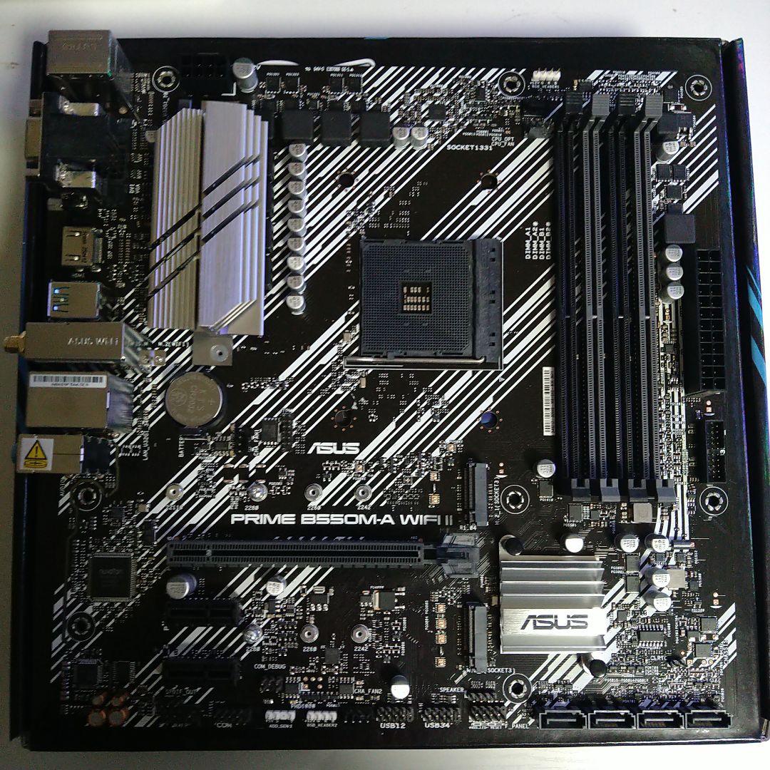 Ryzen5 5600X B550M-WIFI SSD500gbヒートシンク