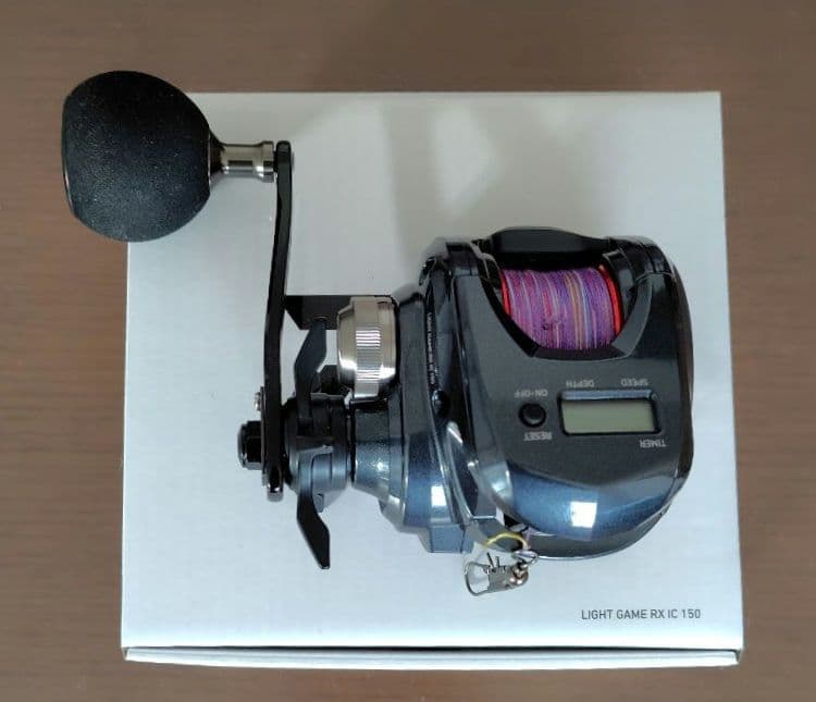 LIGHTGAME RX IC 150 ベイトリール　新品 PE付き