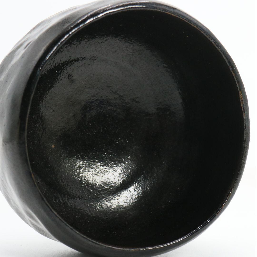 十二代 楽吉左衛門 弘入作 黒茶碗 表千家十四代 而妙斎書付　SX967