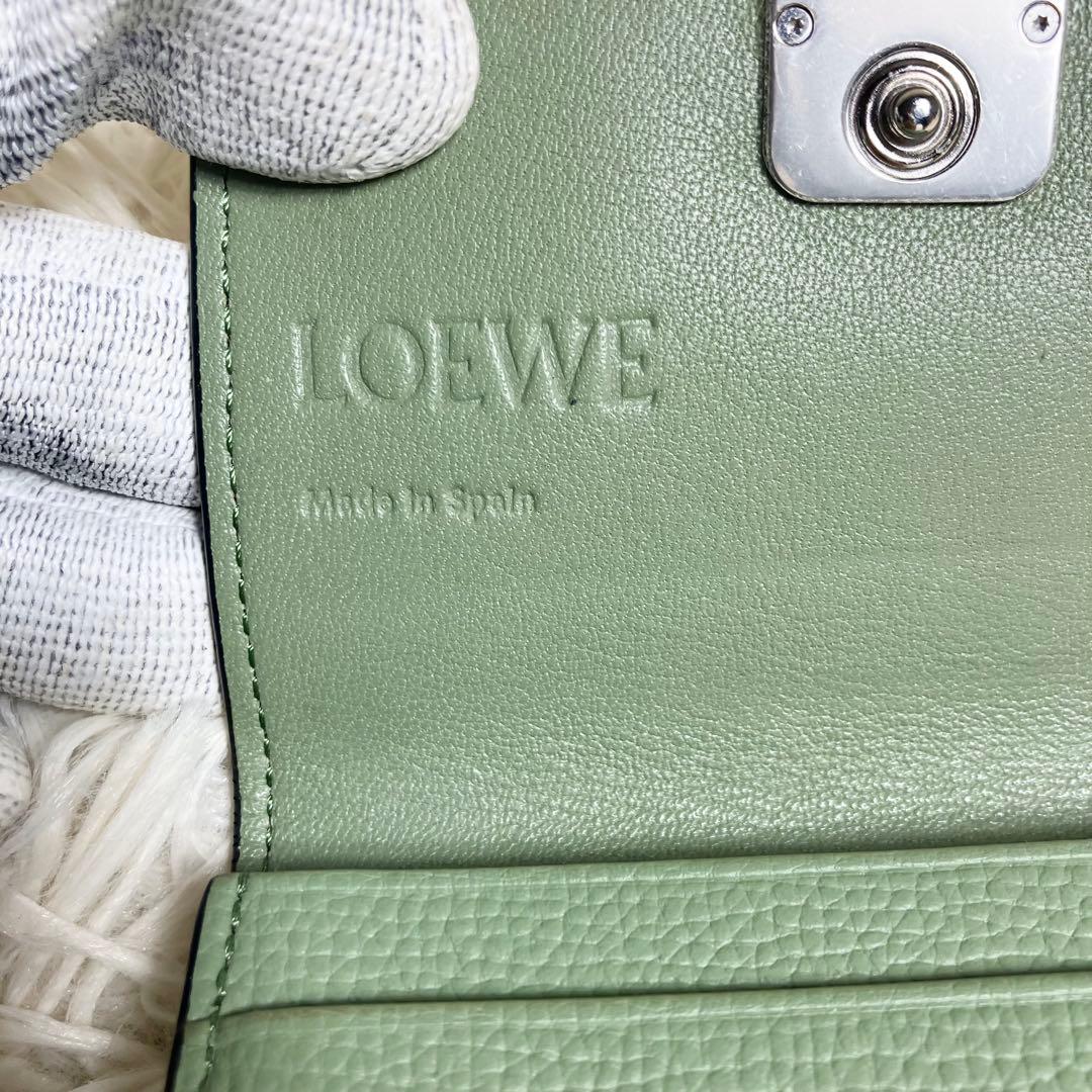 【極美品】 ロエベ アナグラム 名刺入れ カードケース