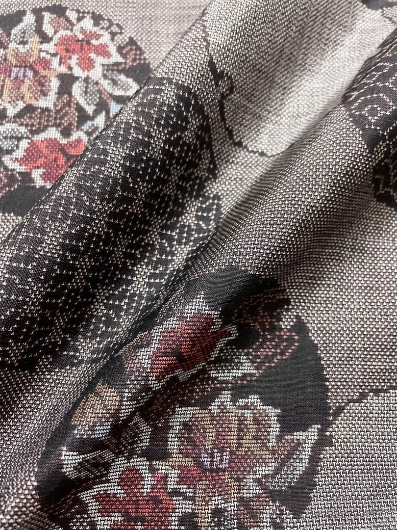 大島紬 泥染 カタス式 9マルキ 雪輪