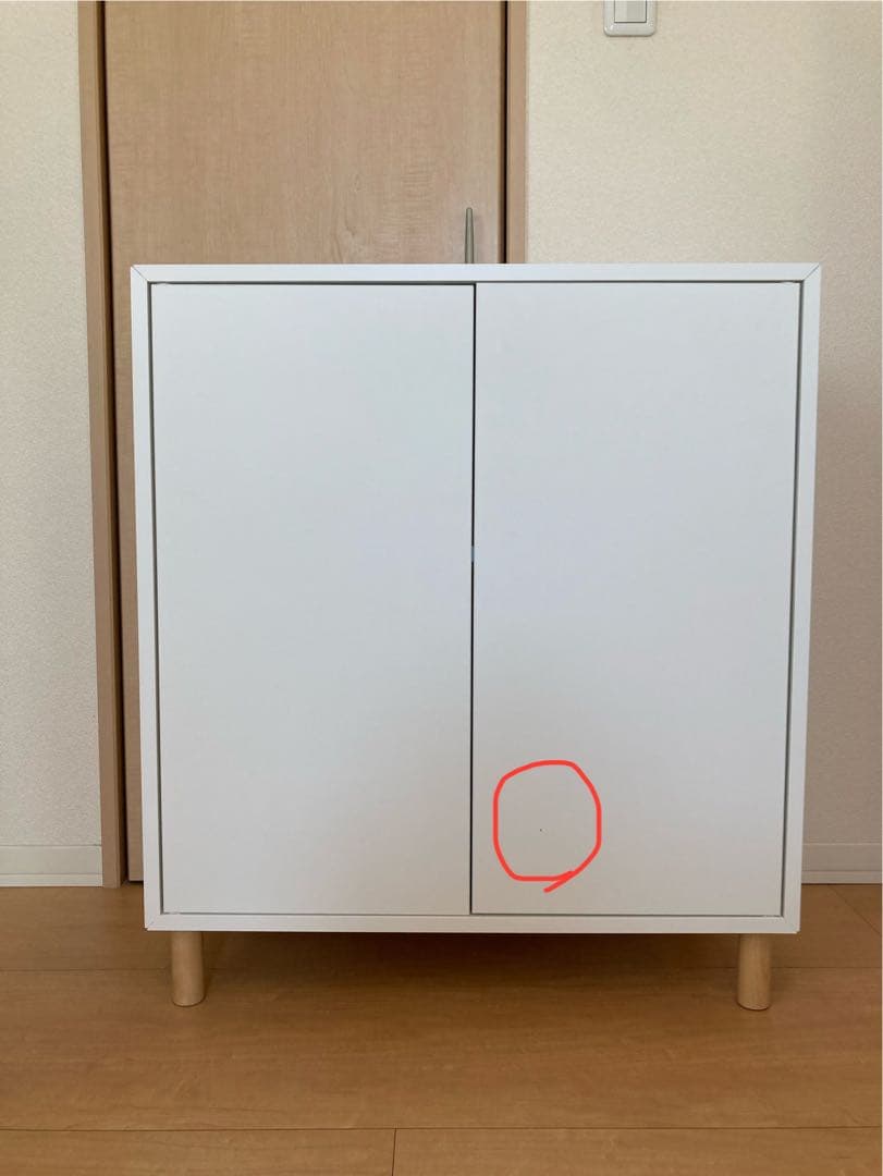 お値下げ【完成品】IKEA EKET エーケト キャビネット　ホワイト