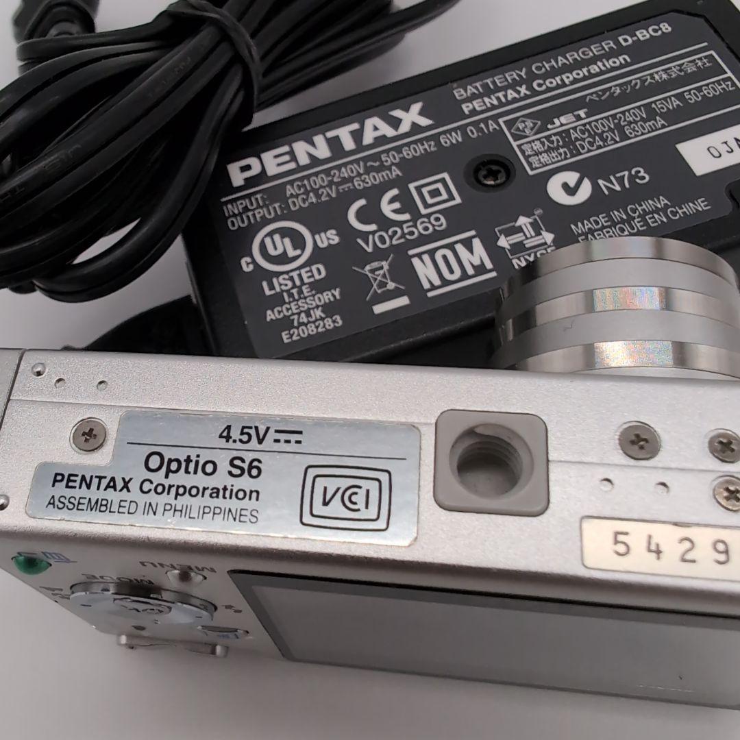PENTAXOptioS6 コンパクトデジタルカメラバッテリー充電器