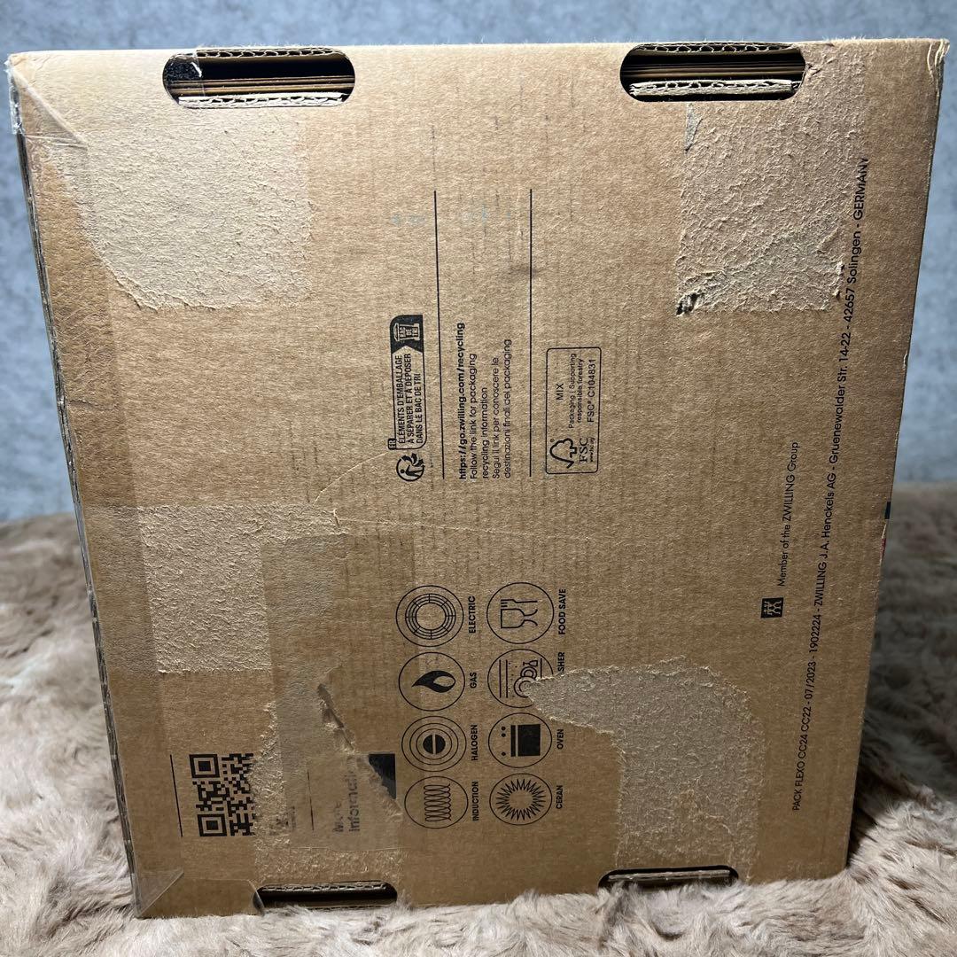 ストウブ　ピコ ココット ラウンド グレー 22cm IH対応