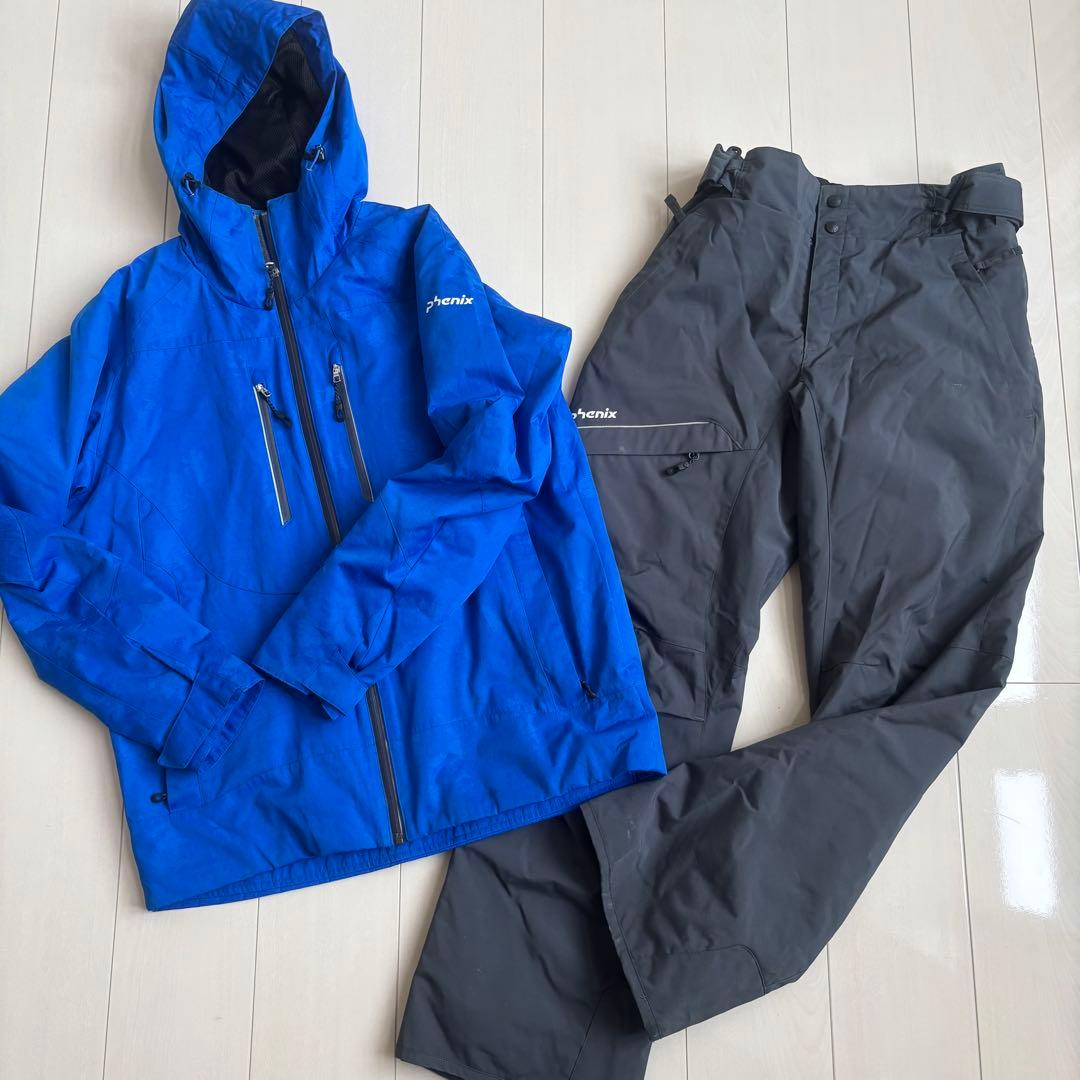 フェニックス メンズスキーウェア 上下 セット XL 180 ブルー×グレー