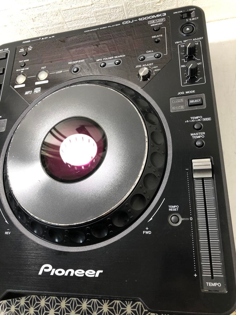 pioneer dj パイオニア　CDJ-1000mk3 レンズメンテナンス