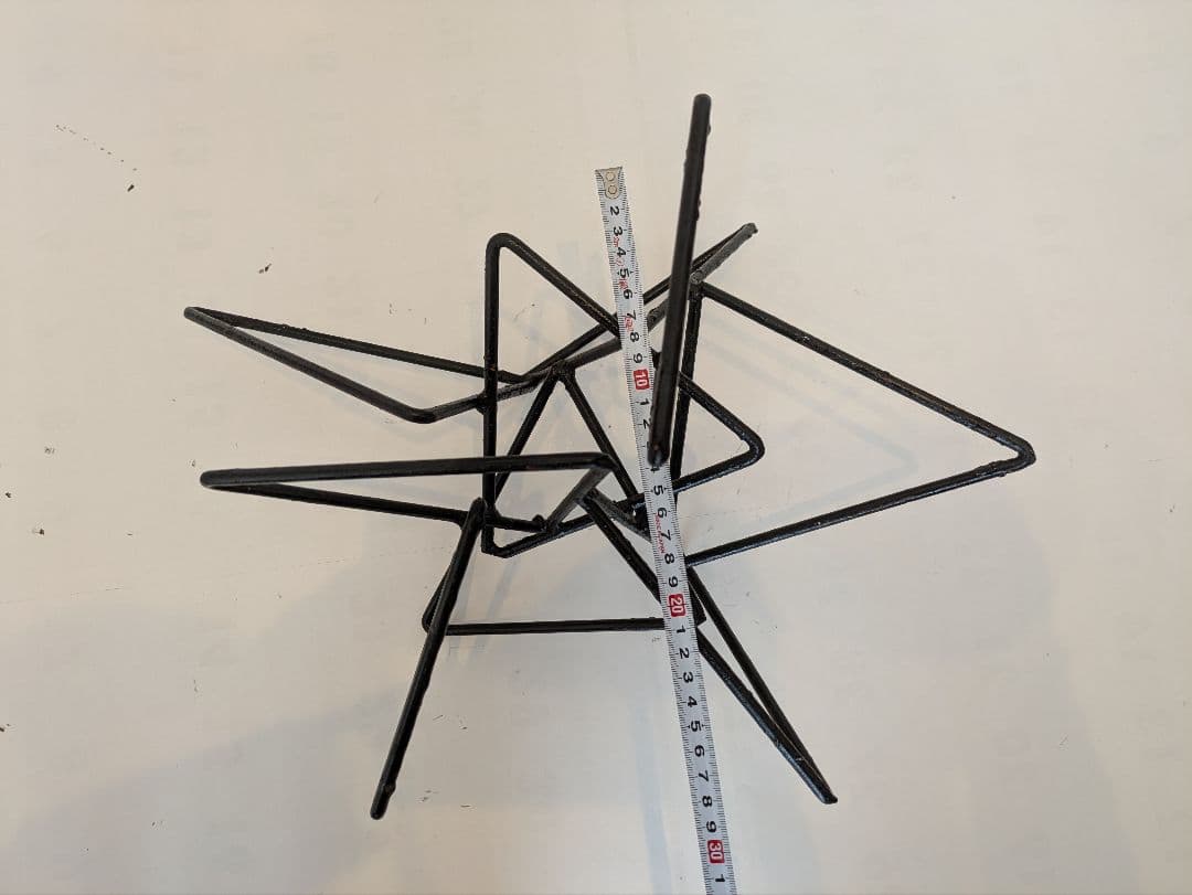 鉄花器オブジェ　3個