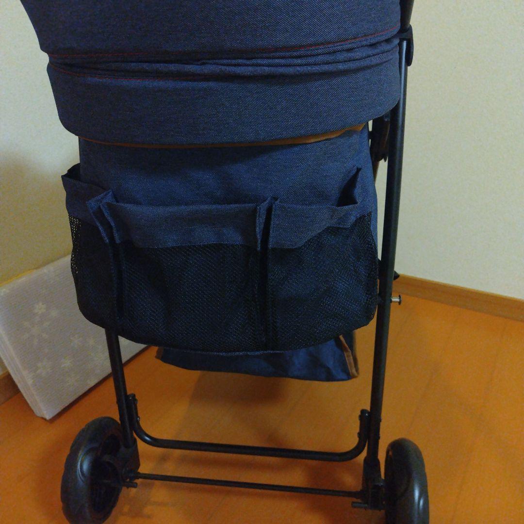 デニム調 中型犬 ペットカート