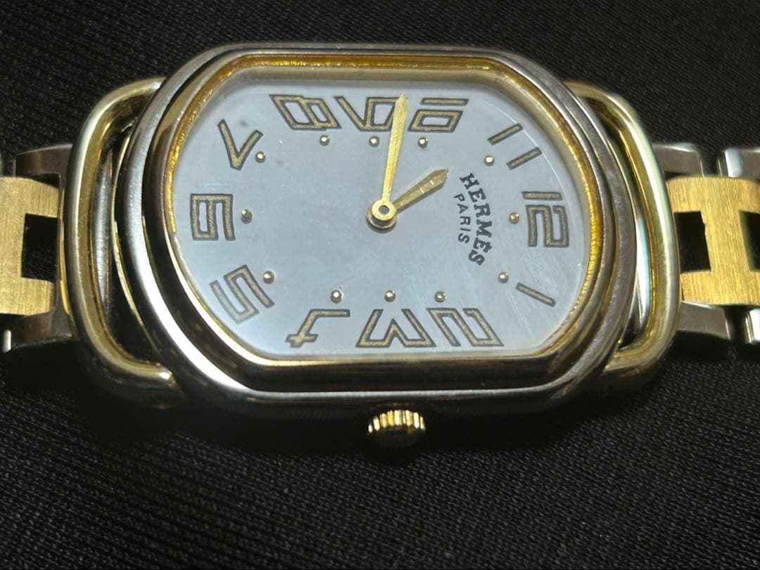 HERMES エルメス ラリー 腕時計 レディース 純正１コマ付き