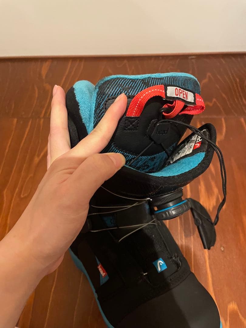 『スノボ一式セット』 head スノーボードブーツ 23㎝ブラック/ブルー