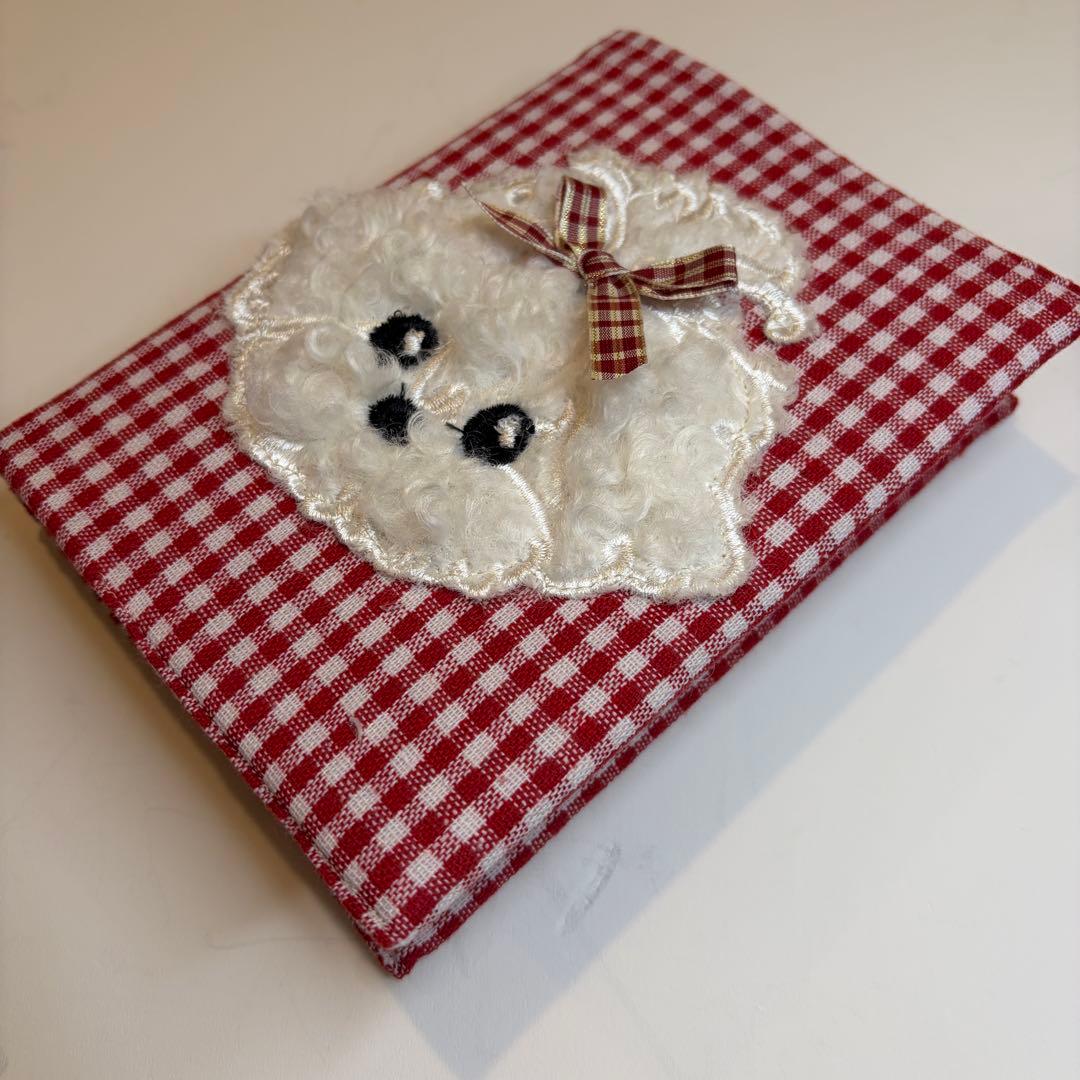 【ラスト1点】ふわふわわんちゃん　バインダーカバー　リフィルセット　A6 韓国