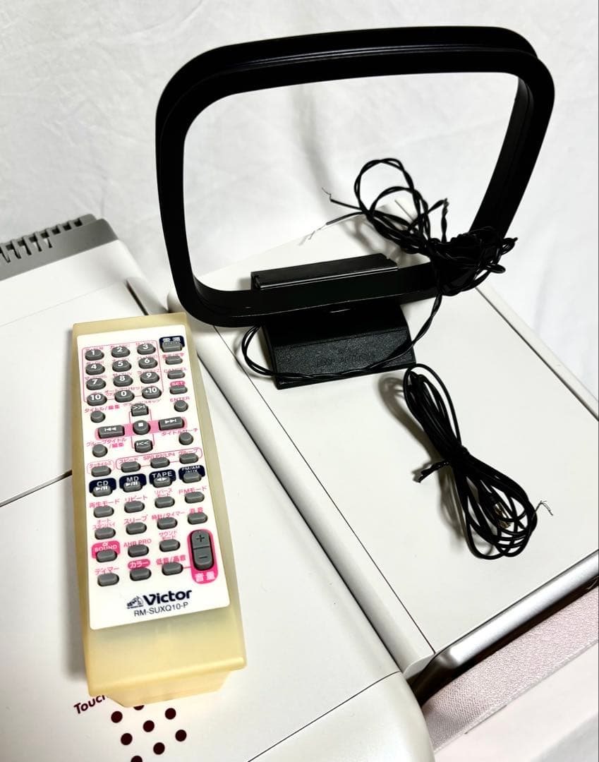 Victor CD/MDコンポ UX-Q10 ピンク 2005年製