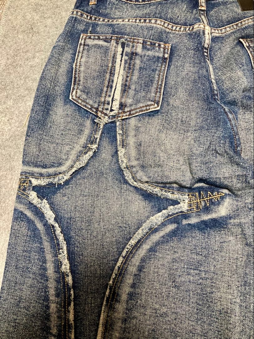 サグクラブ トライバルデニムパンツ ブルー サイズ2(W82cm)【未使用品】