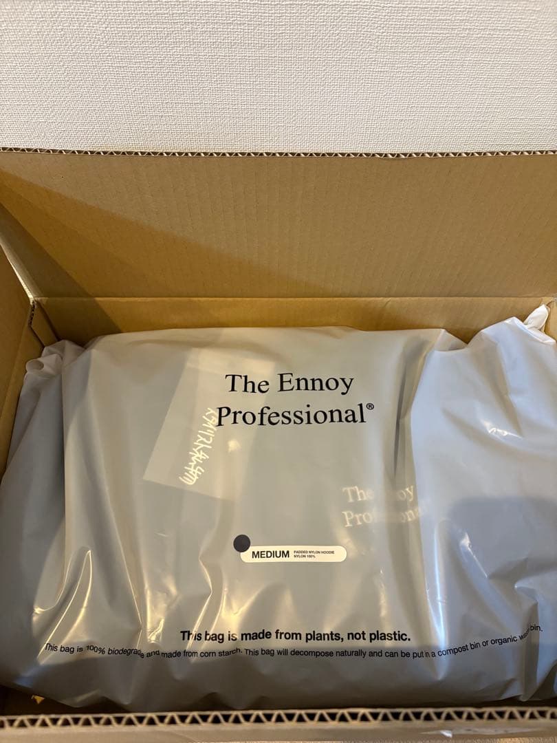 ENNOYとスタイリスト私物 PADDED NYLON HOODIE Mサイズ