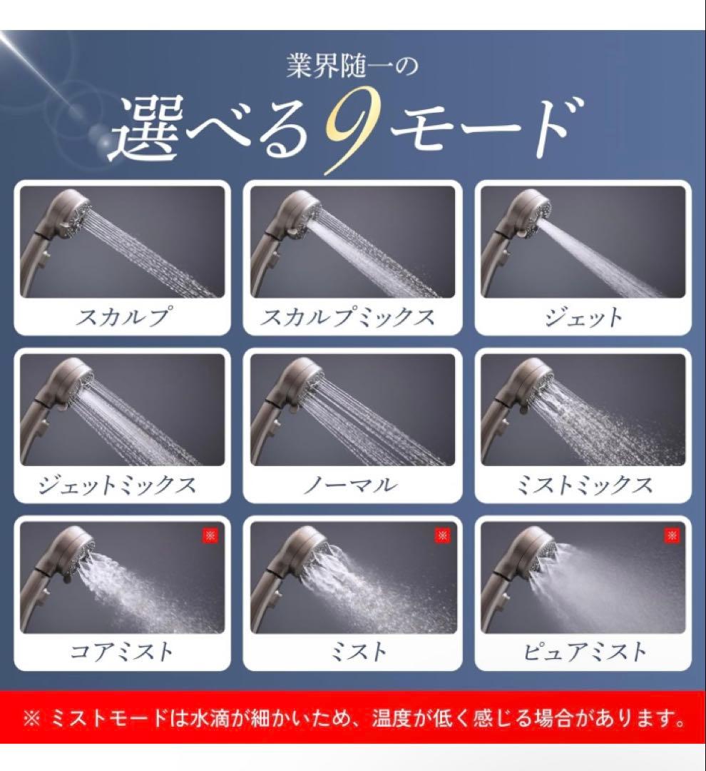 UR.SALON パーフェクトケアバブル シャワーヘッド ナノバブル 塩素除去