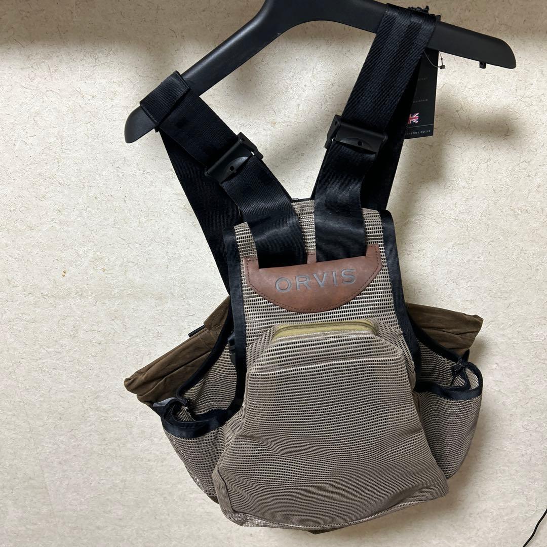 ORVIS ワックスドコットンべスト　未使用　フライ ルアー　ハンティング　渓流