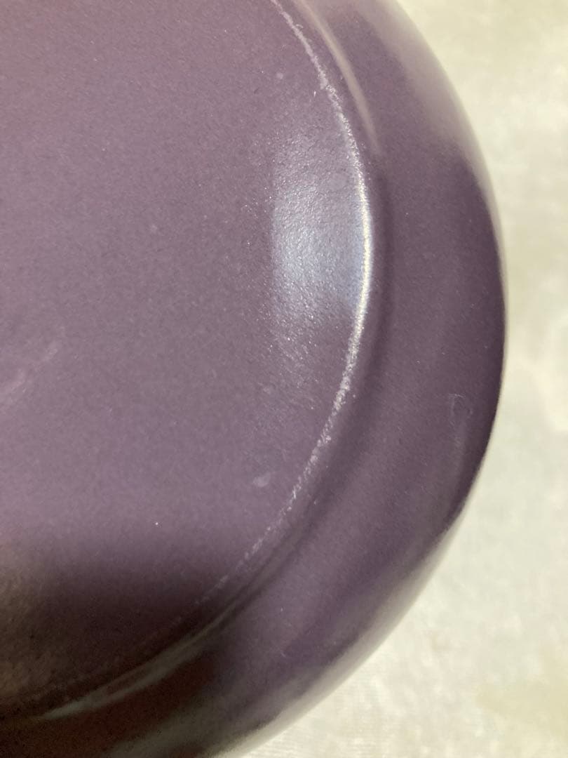 ル・クルーゼ　ソースパン　16㎝　パープル系　大変美品です