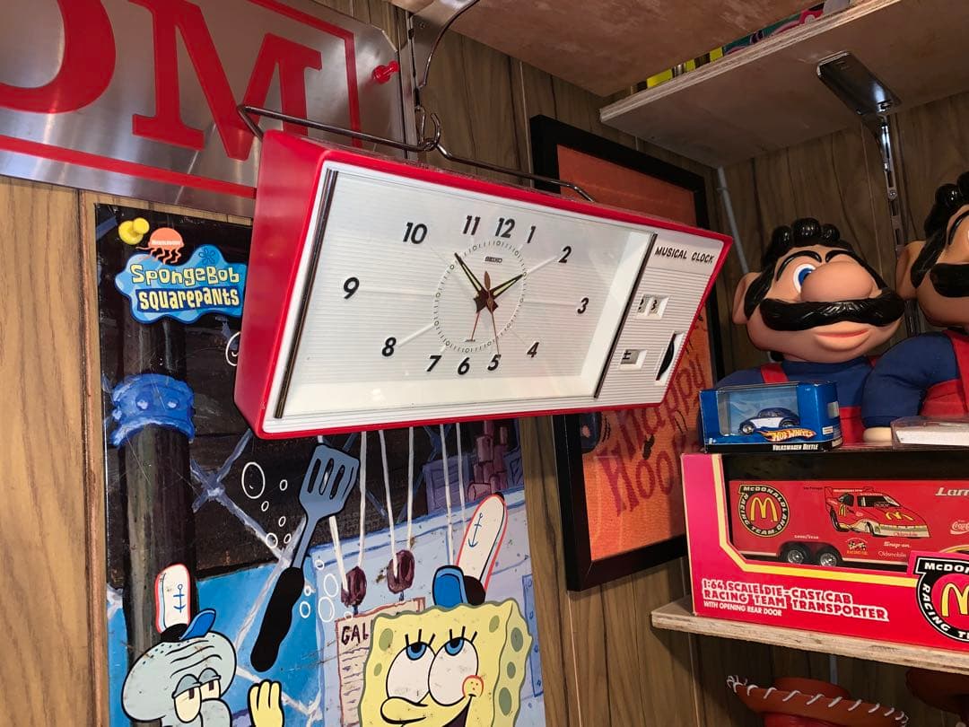 昭和レトロ　レア　動作品　セイコー　SEIKO ミュージカルクロック　ゼンマイ