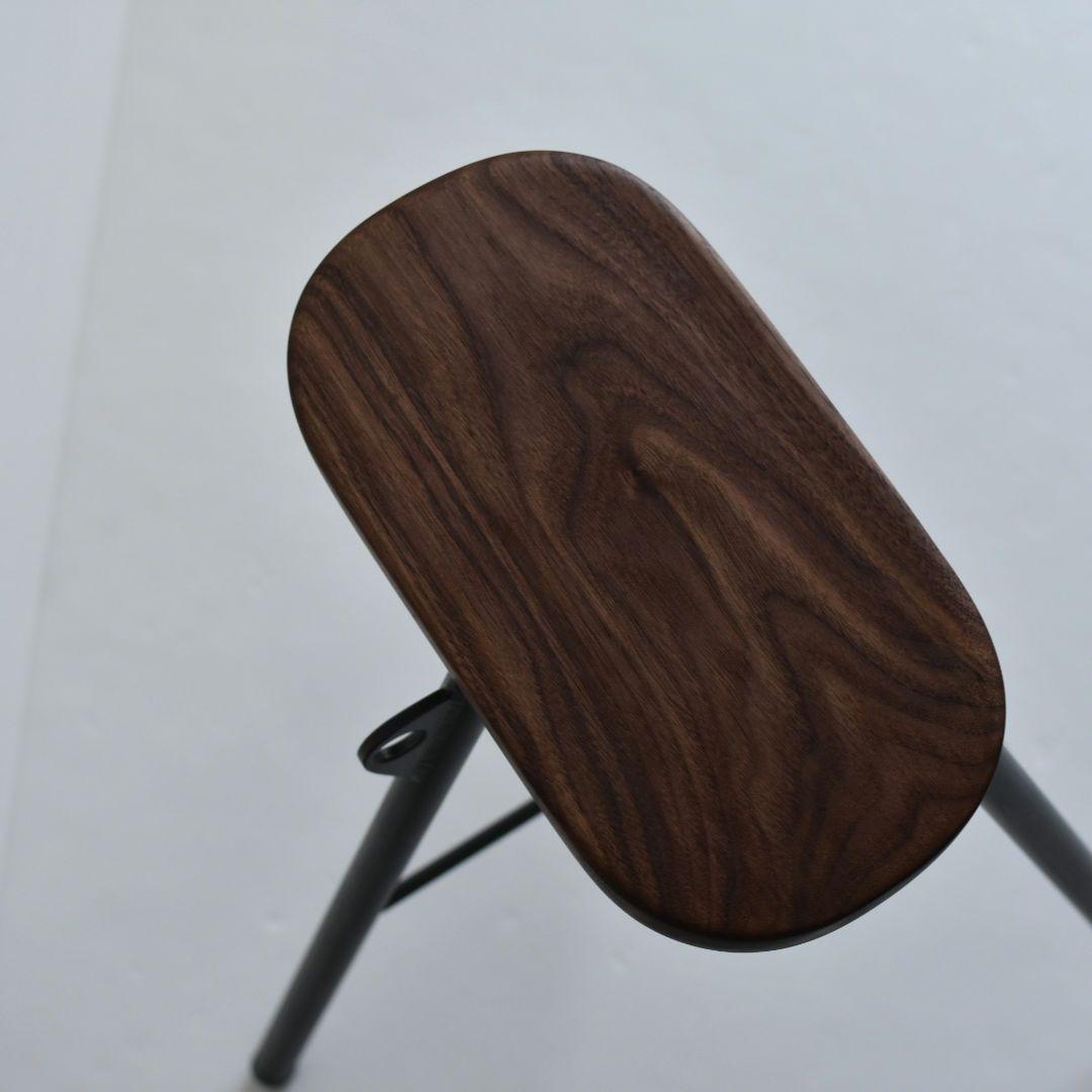 113 ウォールナット ハンドメイド スツール 腰掛け 椅子 furniture