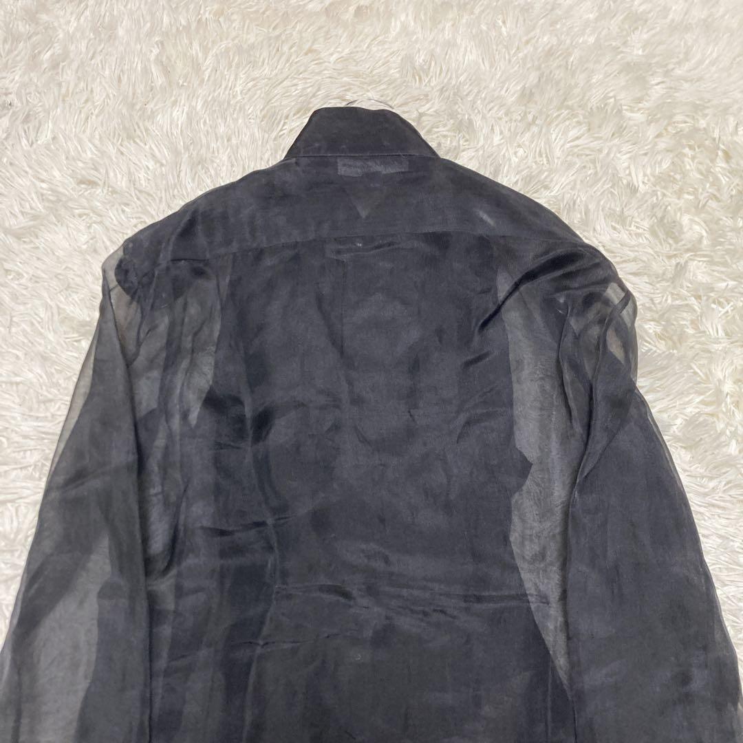 極美品✨現行ラルフローレン　パープルレーベル　シルク　ベロア　ブラウス　M 黒