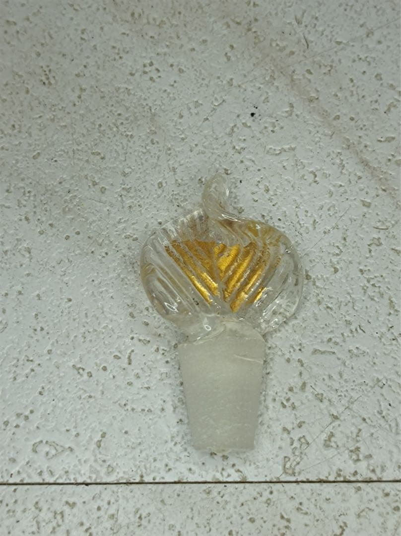 八5766【美品】MURANO ムラノ　ベネチアングラス　香水瓶