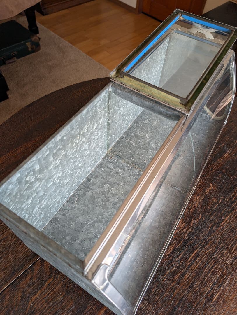 アンティーク ショーケース ガラスケース 蓋付