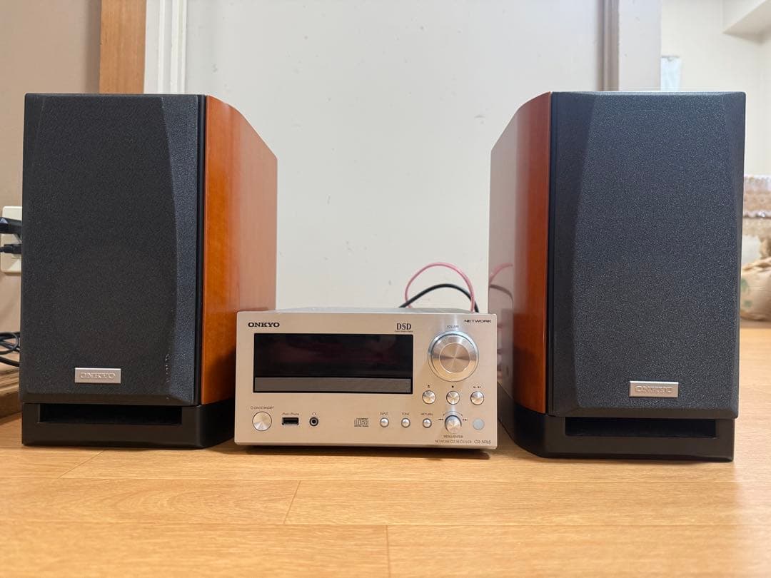 ONKYO ミニコンポ リモコン付き CR-N765 D-212EX 美品