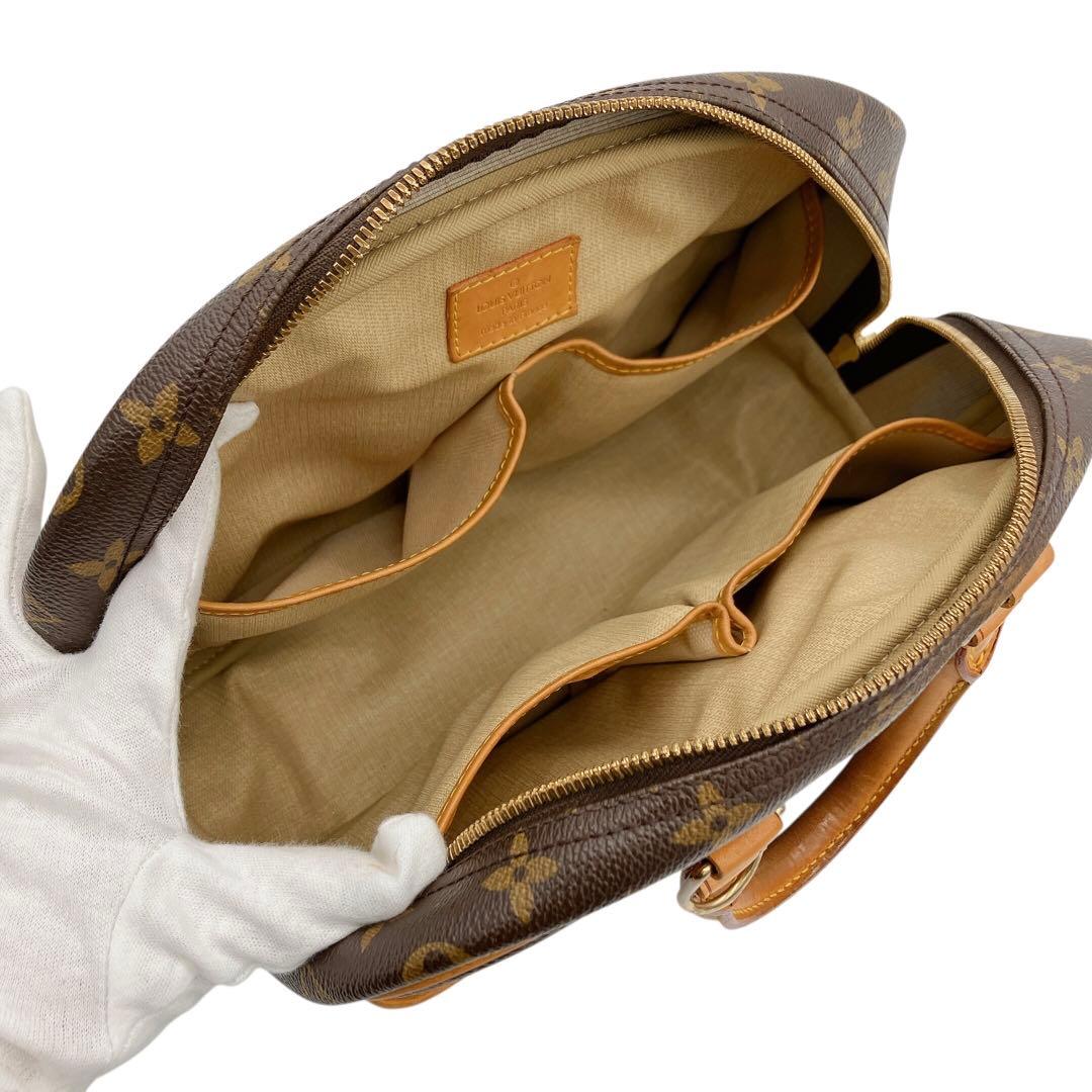 【LOUIS VUITTON】トゥルーヴィル　モノグラム　ハンドバッグ　PVC
