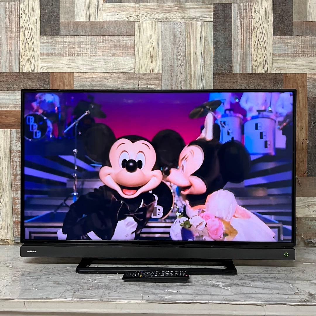 即日受渡❣️全国送料込東芝 40V型 液晶テレビREGZAゲームモード外付HDD